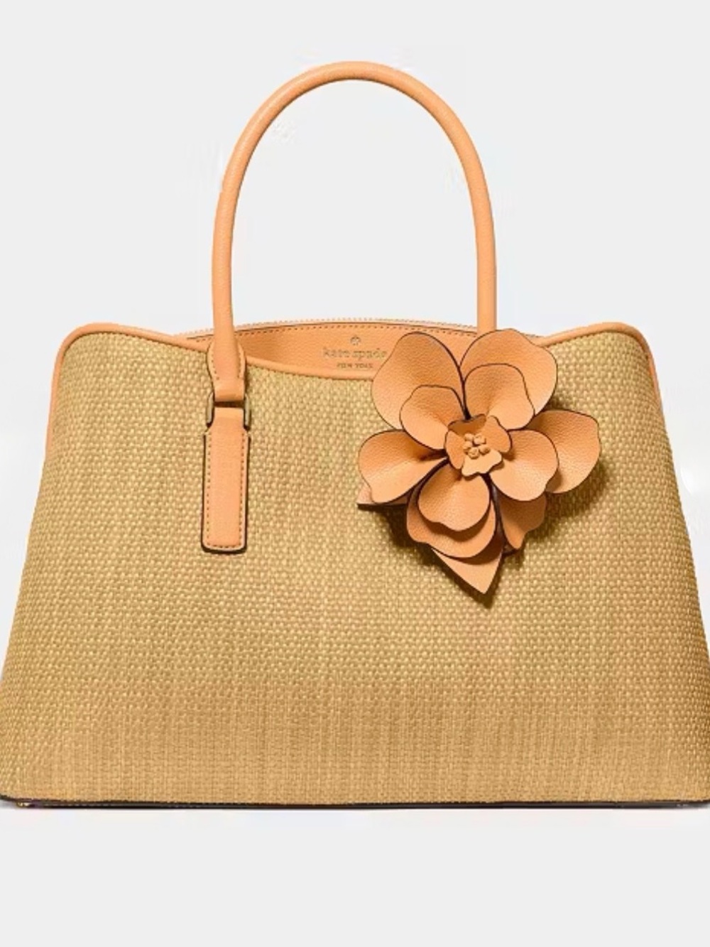 NWT Kate Spade Thompson Street Straw Satchel Bag - Picture 1 of 5